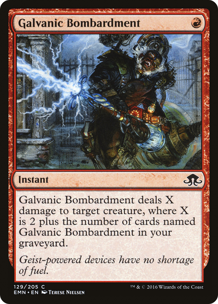 Galvanic Bombardment (EMN-129) [Eldritch Moon] MTG Single Wizards of the Coast