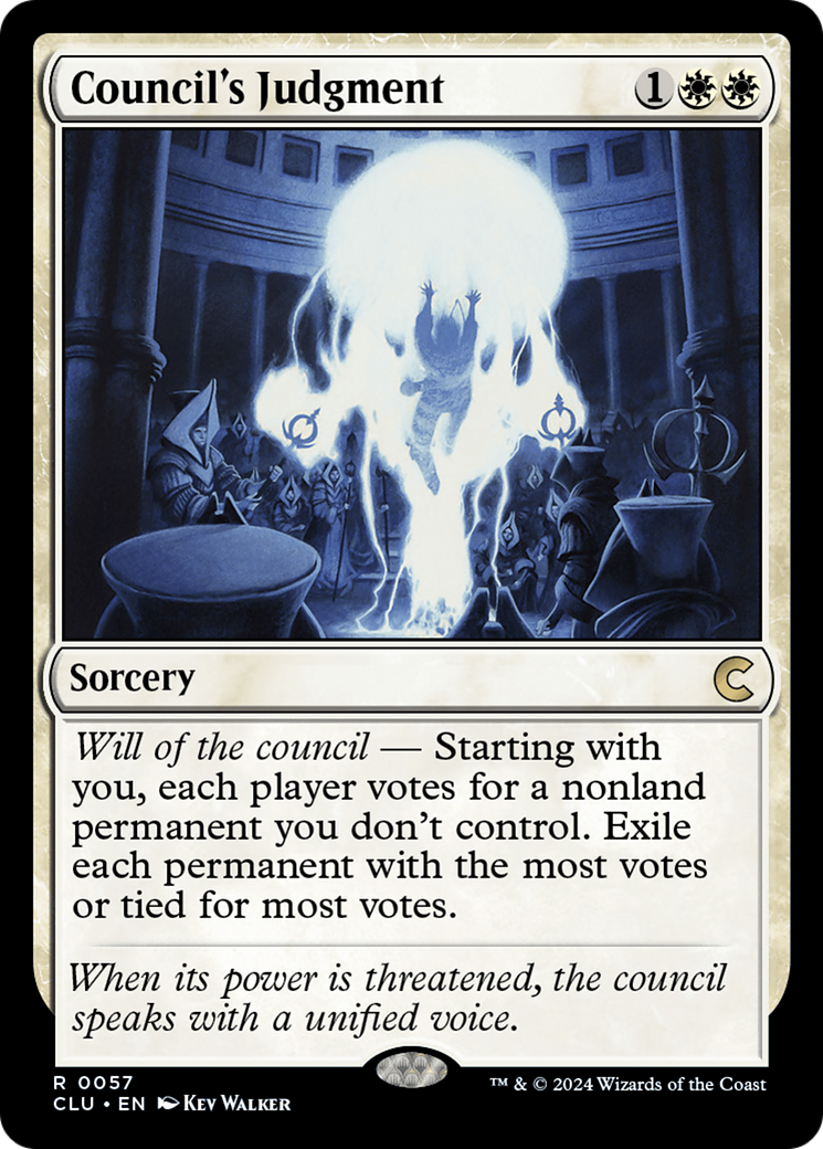 Council's Judgment (CLU-057) [Ravnica: Clue Edition] MTG Single Wizards of the Coast