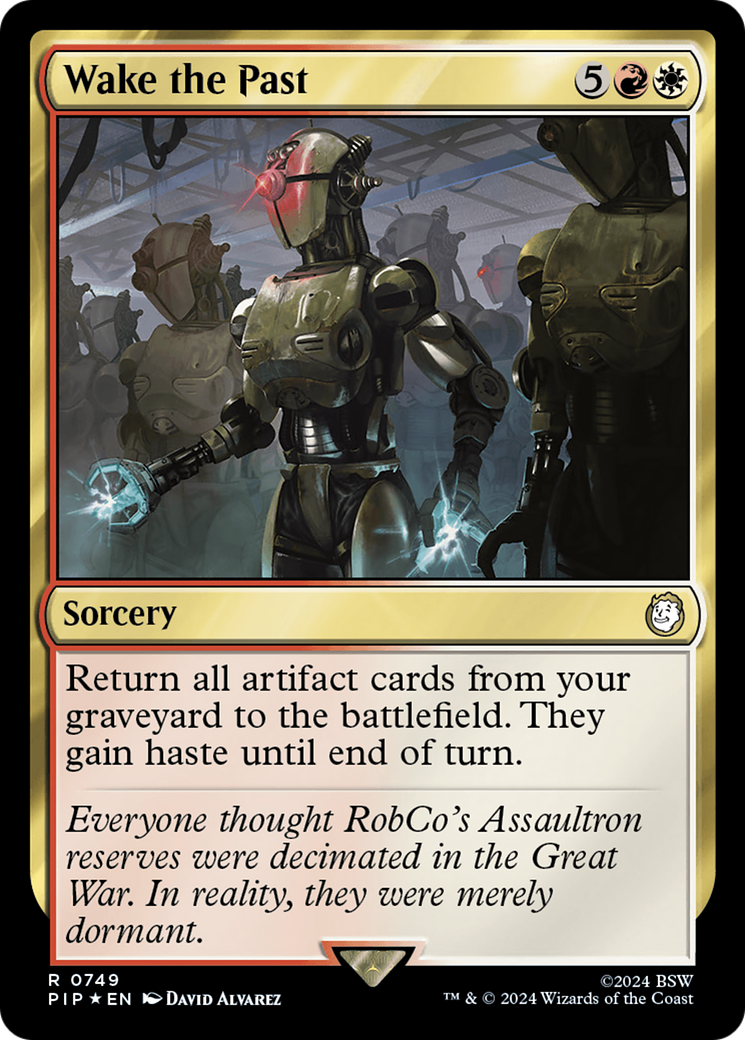 Wake the Past (Surge Foil) (PIP-749) [Fallout] Foil MTG Single Wizards of the Coast