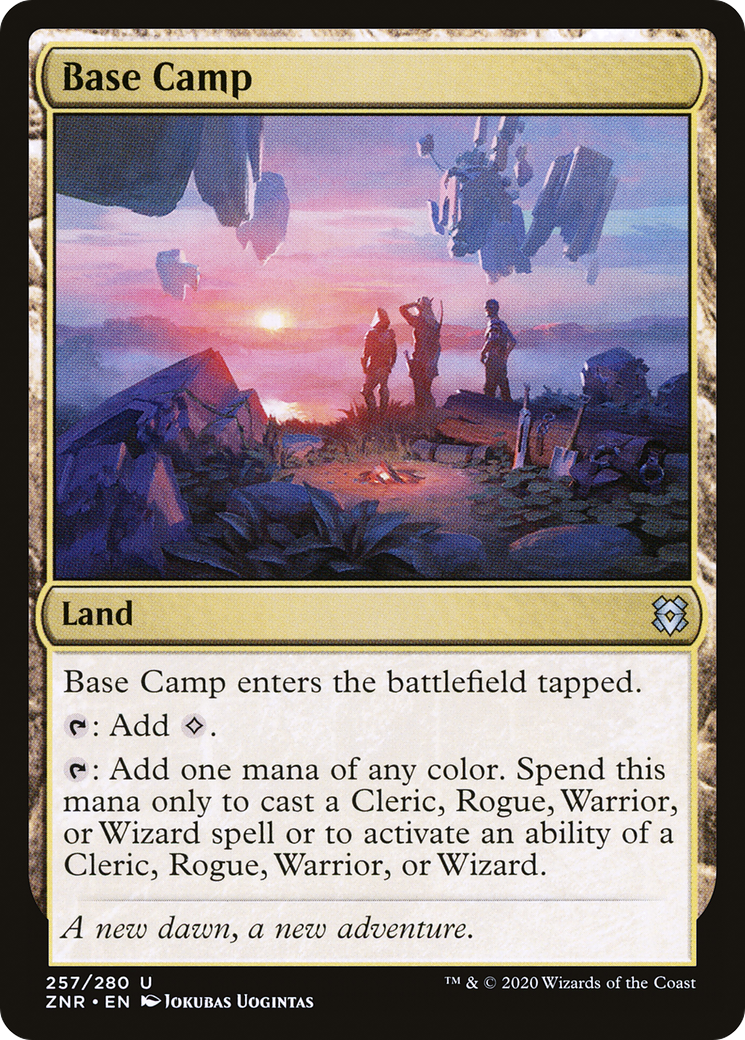 Base Camp (ZNR-257) [Zendikar Rising] MTG Single Wizards of the Coast
