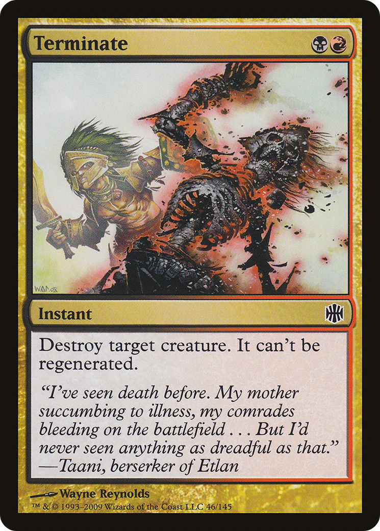 Terminate (ARB-046) [Alara Reborn] Foil MTG Single Wizards of the Coast
