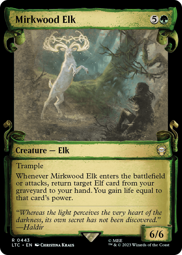 Mirkwood Elk (LTC-443) [Tales of Middle-earth Commander] (Showcase) MTG Single Wizards of the Coast