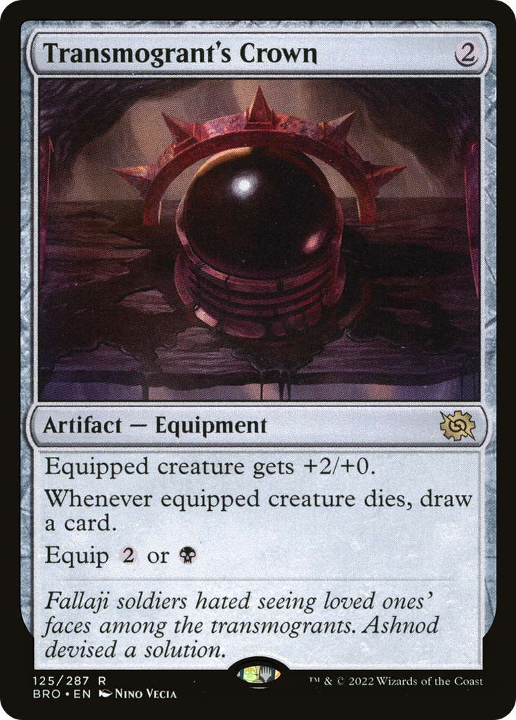 Transmogrant's Crown (BRO-125) [The Brothers' War] Foil MTG Single Wizards of the Coast