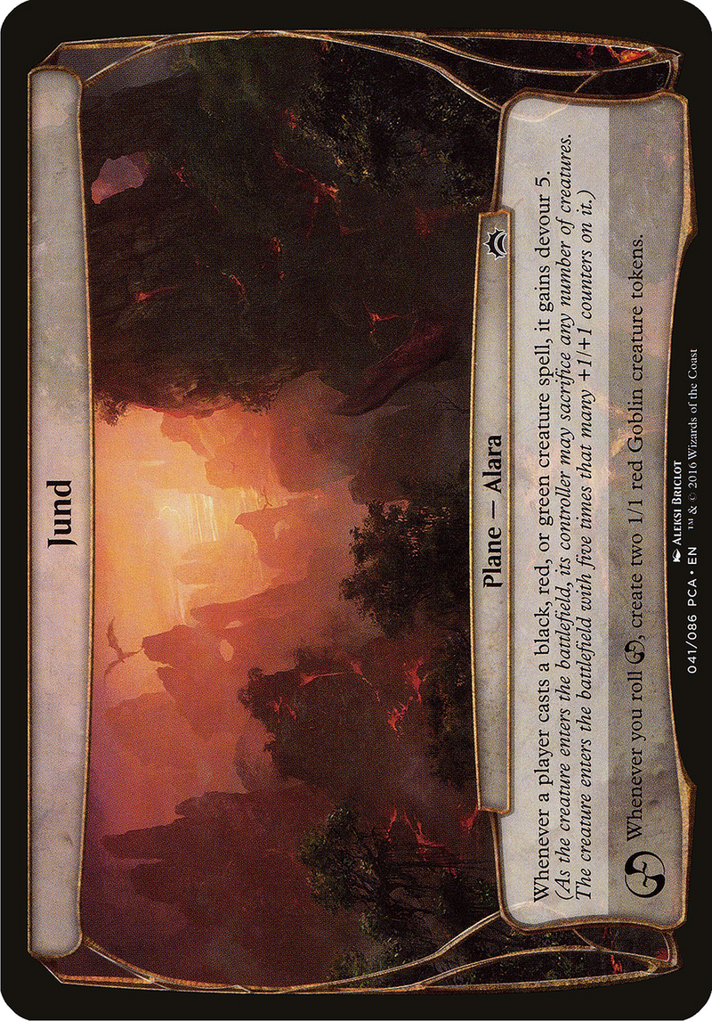 Jund (Planechase Anthology) (OVER-) [Oversized] Planechase Anthology Planes MTG Single Wizards of the Coast