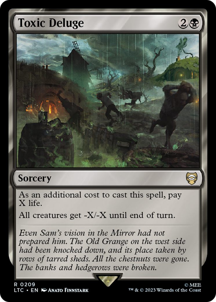 Toxic Deluge (LTC-209) [Tales of Middle-earth Commander] MTG Single Wizards of the Coast