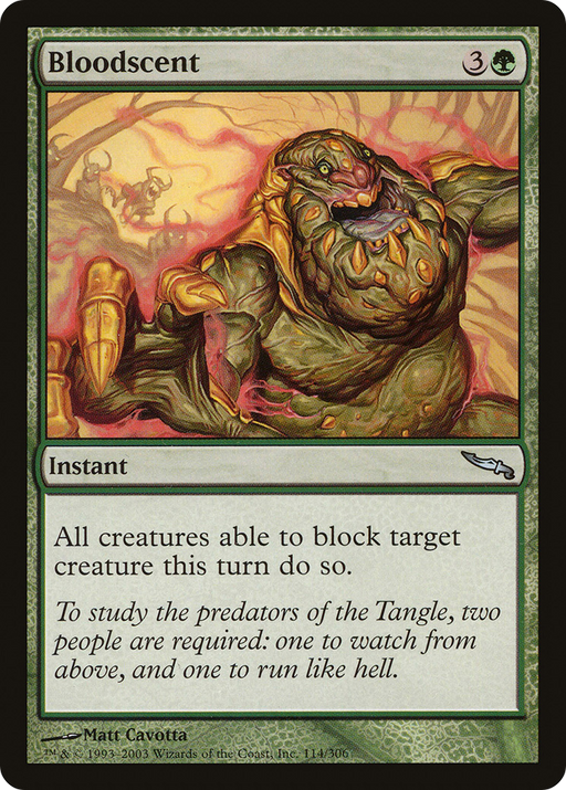 Bloodscent (MRD-114) [Mirrodin] Foil MTG Single Wizards of the Coast