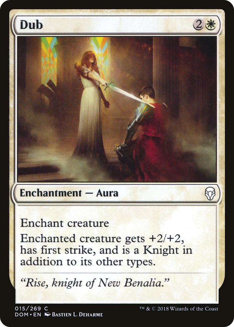 Dub (DOM-015) [Dominaria] Foil MTG Single Wizards of the Coast