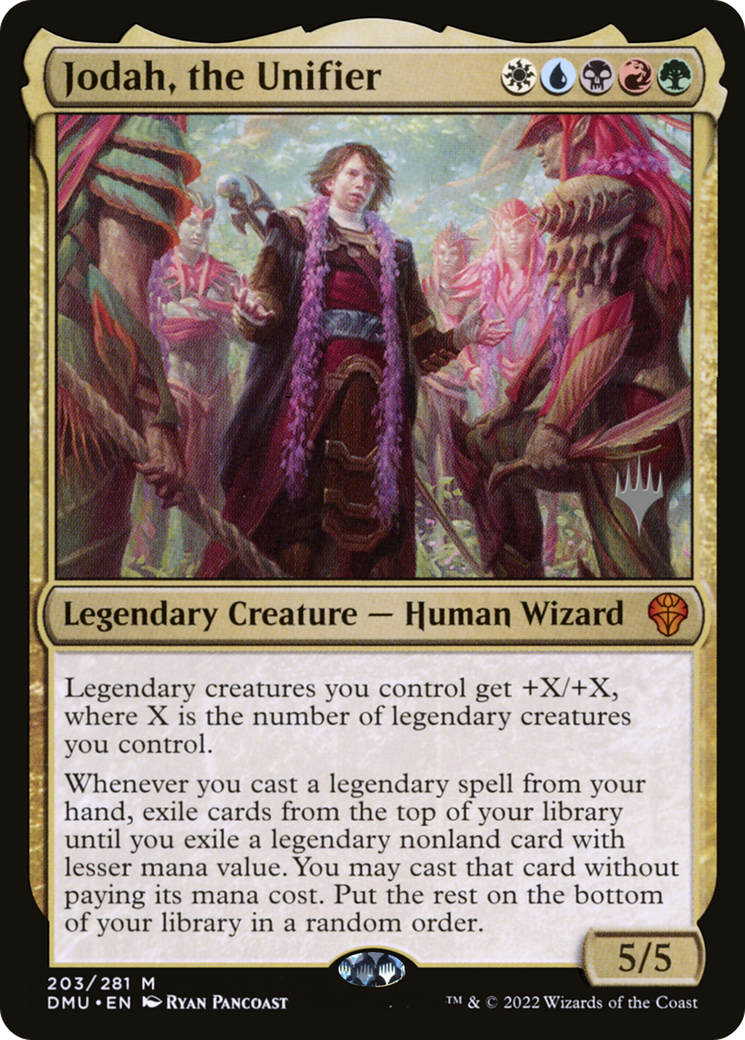 Jodah, the Unifier (PPDMU-203) [Dominaria United Promos] MTG Single Wizards of the Coast