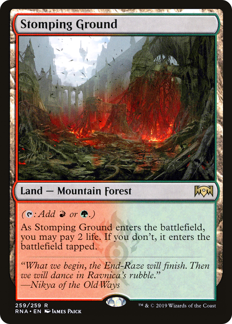 Stomping Ground (RNA-259) [Ravnica Allegiance] MTG Single Wizards of the Coast