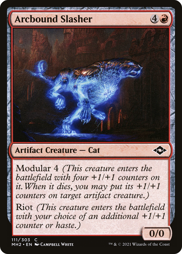 Arcbound Slasher (MH2-111) [Modern Horizons 2] MTG Single Wizards of the Coast