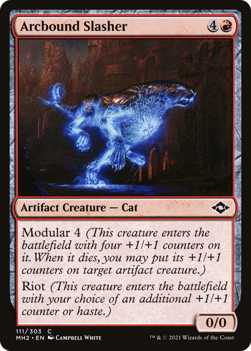 Arcbound Slasher (MH2-111) [Modern Horizons 2] MTG Single Wizards of the Coast