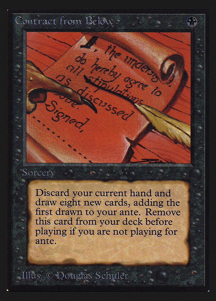 Contract from Below (CE) (CED-) [Collectors' Edition] MTG Single Wizards of the Coast