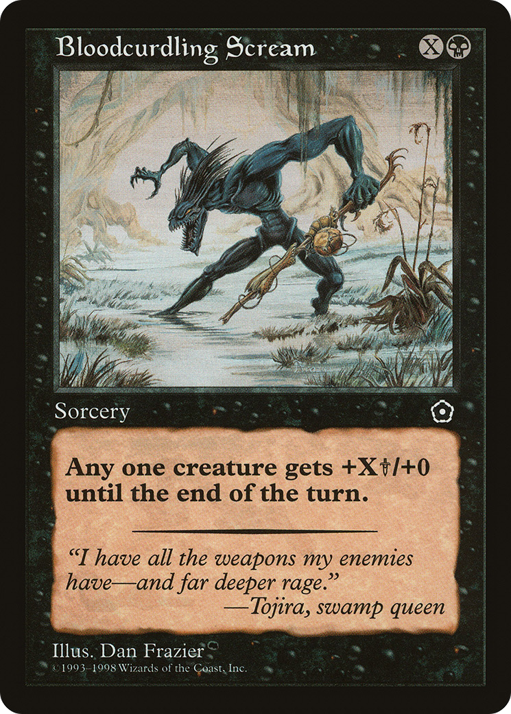 Bloodcurdling Scream (P02-063) [Misc] Portal Second Age MTG Single Wizards of the Coast