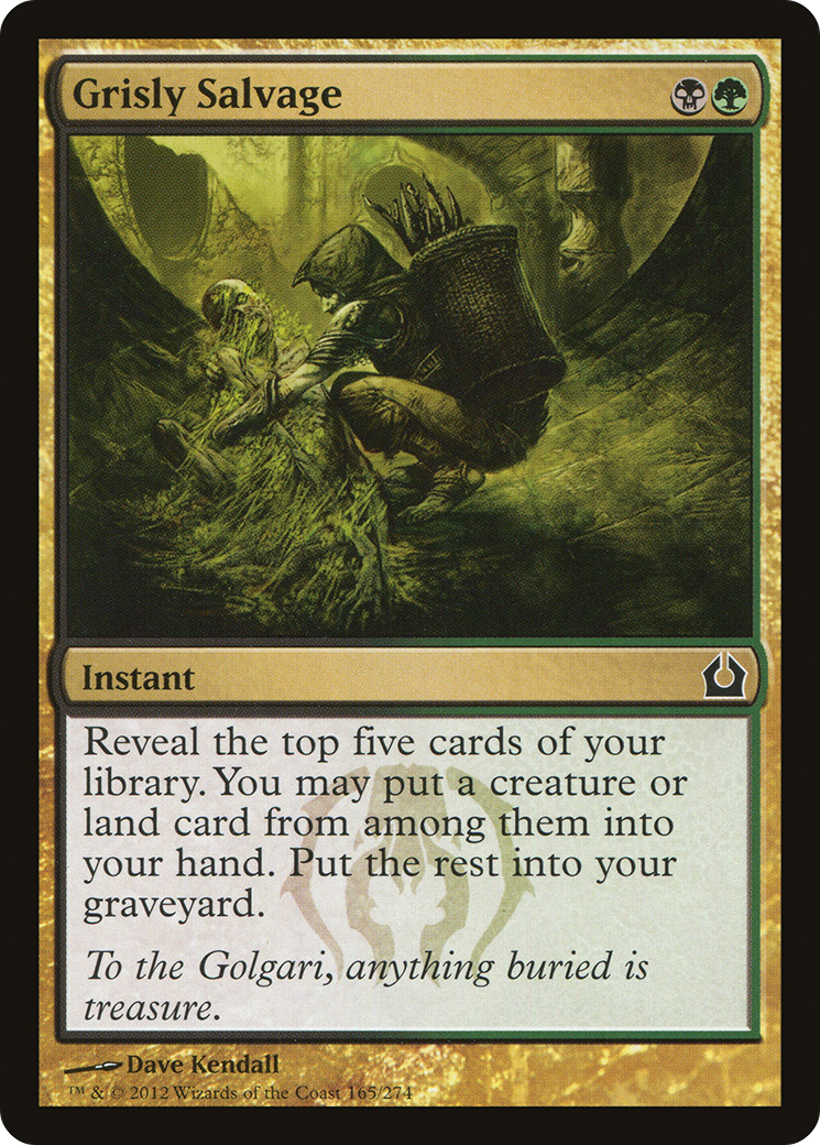 Grisly Salvage (RTR-165) [Return to Ravnica] MTG Single Wizards of the Coast