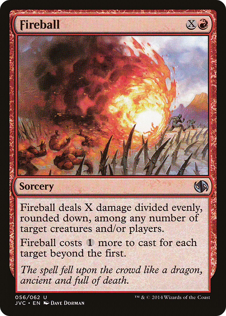 Fireball (DD3-056) [Misc] Duel Decks Anthology: Jace vs. Chandra MTG Single Wizards of the Coast