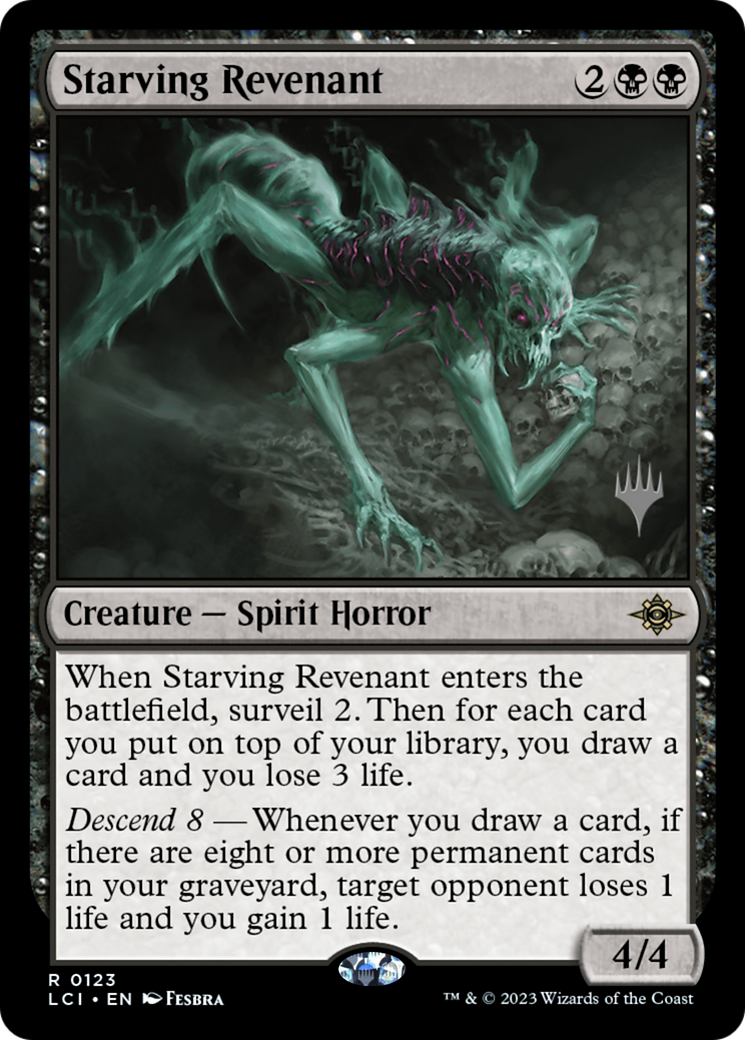 Starving Revenant (PPLCI-123) [The Lost Caverns of Ixalan Promos] MTG Single Wizards of the Coast