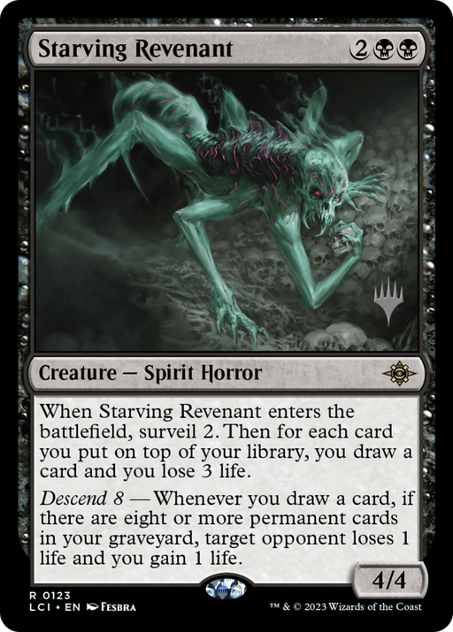 Starving Revenant (PPLCI-123) [The Lost Caverns of Ixalan Promos] MTG Single Wizards of the Coast