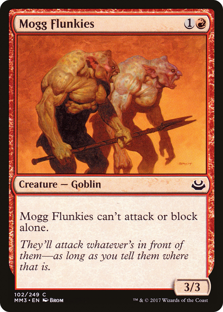 Mogg Flunkies (MM3-102) [Modern Masters 2017] Foil MTG Single Modern Masters 2017