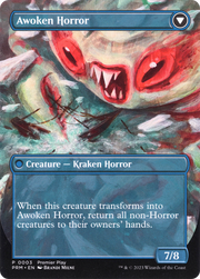 Thing in the Ice (PTP-003) [Misc] Regional Championship Qualifiers 2023 (Borderless) Foil MTG Single Wizards of the Coast