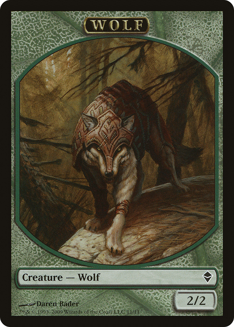 Wolf (ZEN-011) [Tokens] Zendikar Tokens MTG Single Wizards of the Coast