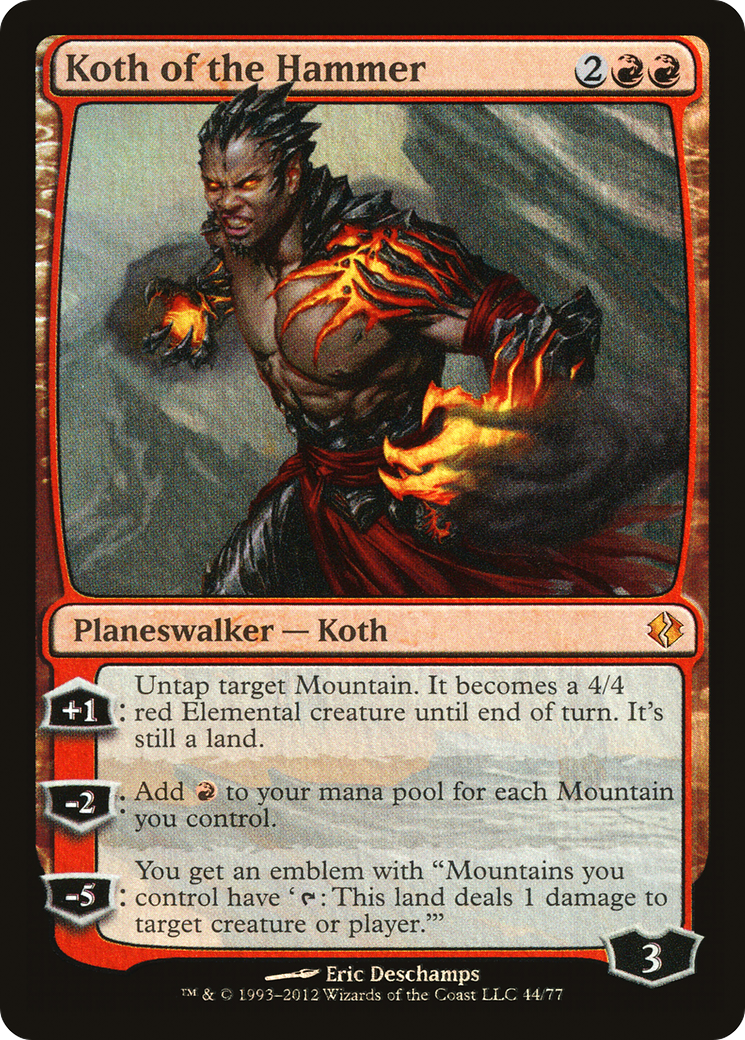 Koth of the Hammer (DDI-044) [Misc] Duel Decks: Venser vs. Koth Foil MTG Single Wizards of the Coast