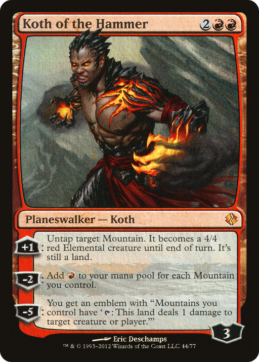 Koth of the Hammer (DDI-044) [Misc] Duel Decks: Venser vs. Koth MTG Single Wizards of the Coast
