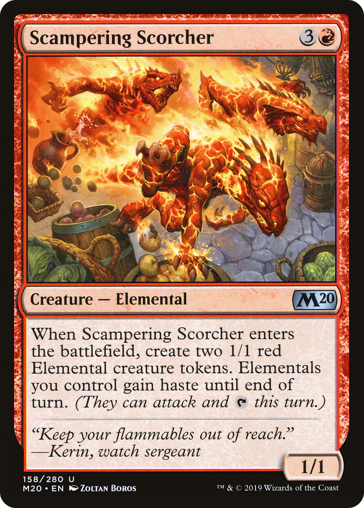 Scampering Scorcher (M20-158) [Core Set 2020] MTG Single Wizards of the Coast