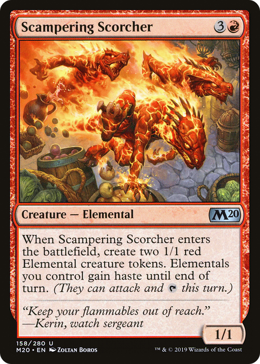 Scampering Scorcher (M20-158) [Core Set 2020] Foil MTG Single Wizards of the Coast