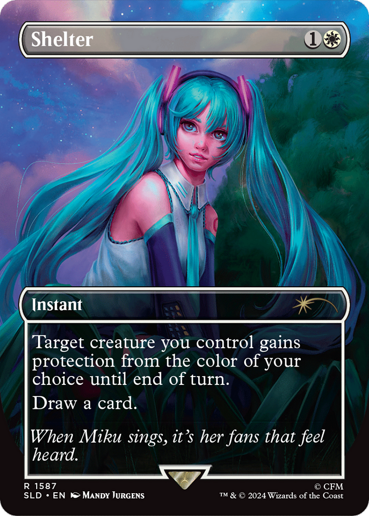 Shelter (SLD-1587) [Secret Lair] Drop (Borderless) MTG Single Wizards of the Coast