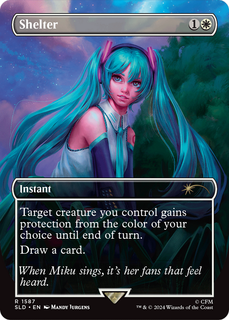 Shelter (SLD-1587) [Secret Lair] Drop (Borderless) MTG Single Wizards of the Coast
