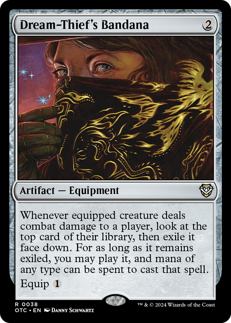 Dream-Thief's Bandana (OTC-038) [Outlaws of Thunder Junction Commander] MTG Single Wizards of the Coast