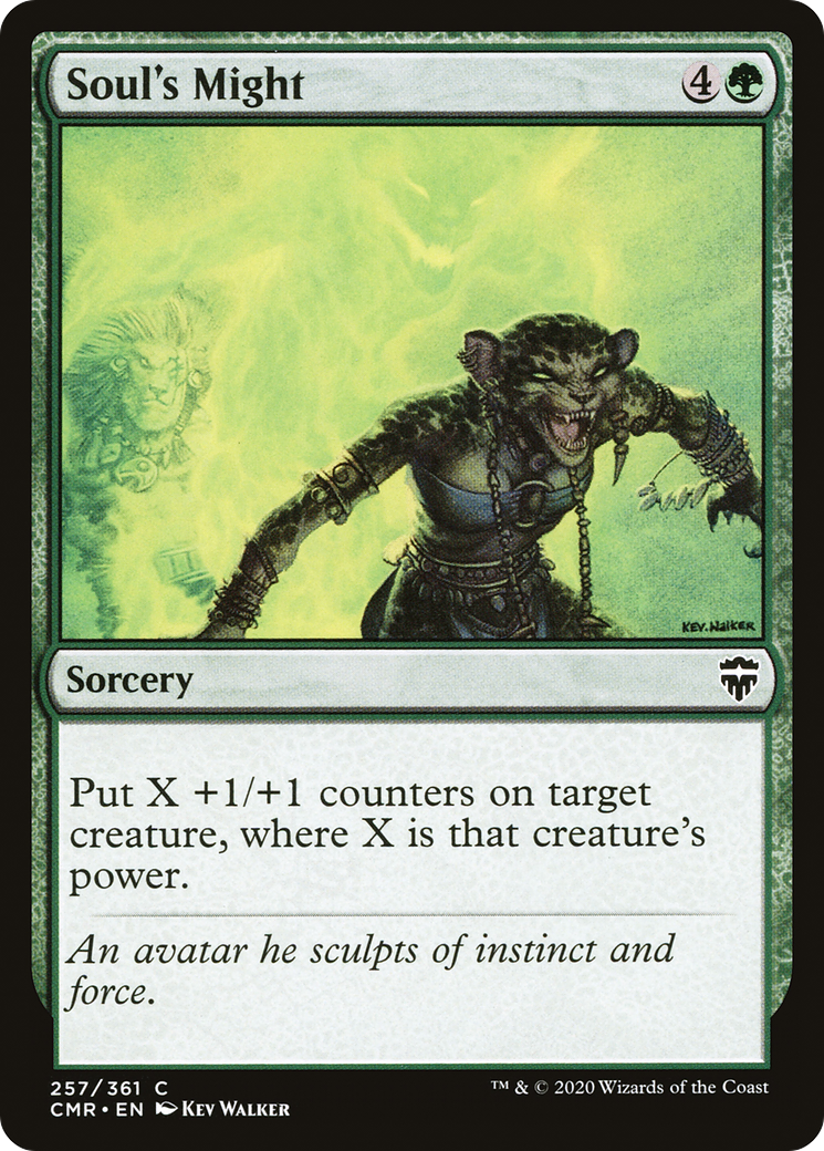 Soul's Might (CMR-257) [Commander Legends] MTG Single Wizards of the Coast