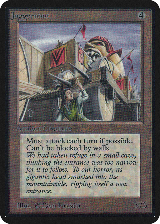 Juggernaut (LEA-255) [Oldschool] Limited Edition Alpha MTG Single Wizards of the Coast