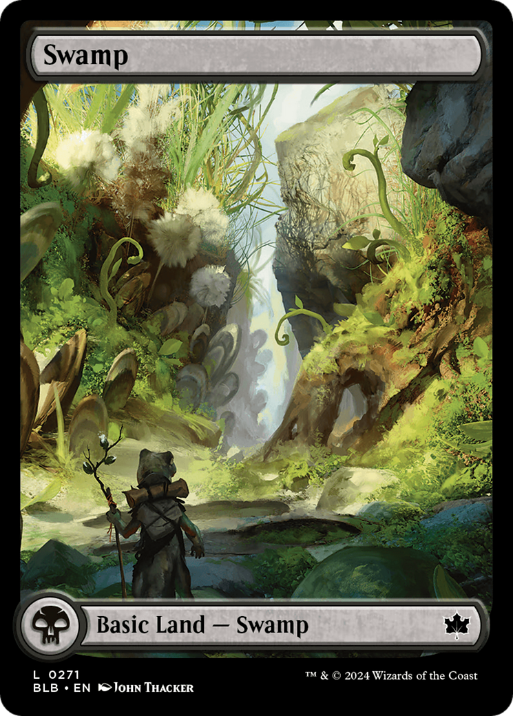 Swamp (0271) (BLB-271) [Bloomburrow] Foil MTG Single Wizards of the Coast