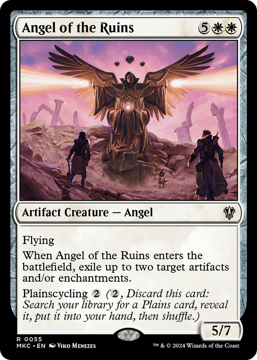 Angel of the Ruins (MKC-055) [Murders at Karlov Manor Commander] MTG Single Wizards of the Coast