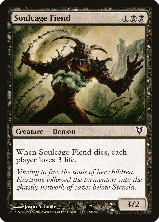Soulcage Fiend (AVR-120) [Avacyn Restored] Foil MTG Single Wizards of the Coast