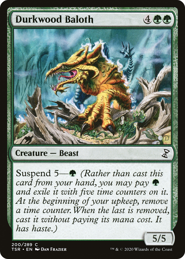 Durkwood Baloth (TSR-200) [Time Spiral Remastered] Foil MTG Single Wizards of the Coast