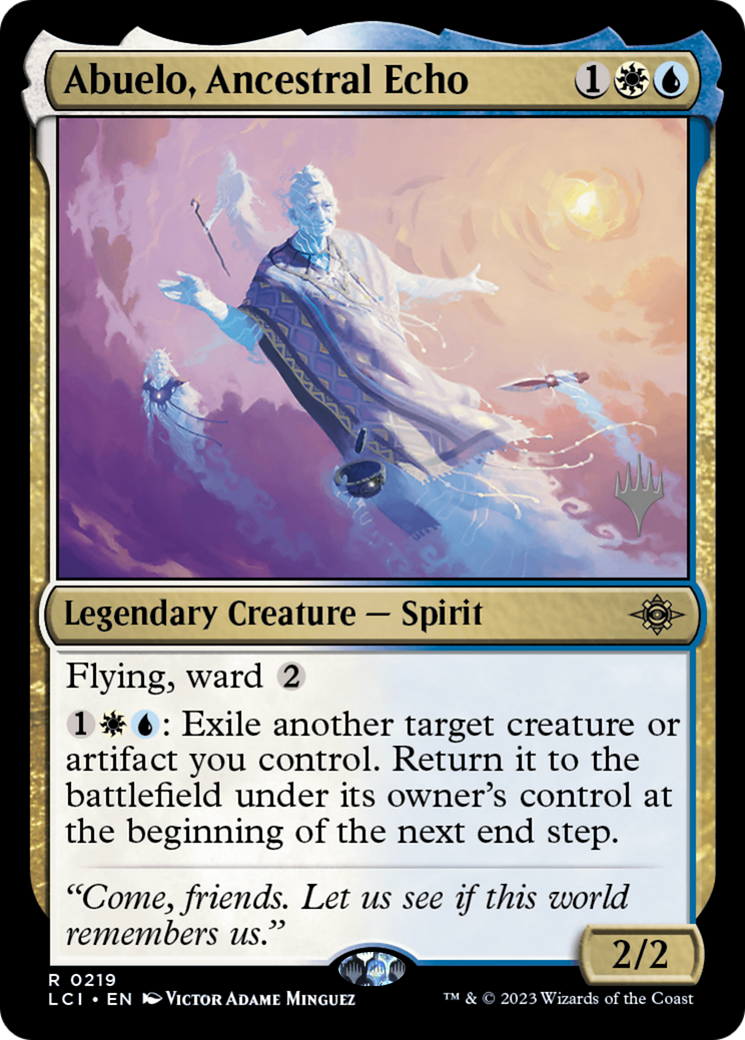 Abuelo, Ancestral Echo (PPLCI-219) [The Lost Caverns of Ixalan Promos] Foil MTG Single Wizards of the Coast