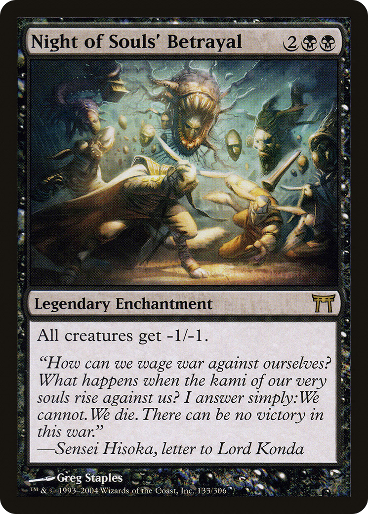 Night of Souls' Betrayal (CHK-133) [Champions of Kamigawa] MTG Single Wizards of the Coast