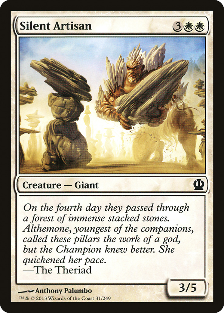 Silent Artisan (THS-031) [Theros] Foil MTG Single Wizards of the Coast