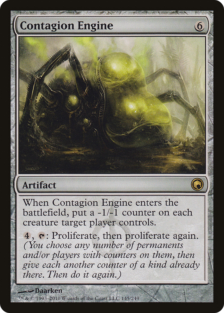 Contagion Engine (SOM-145) [Scars of Mirrodin] Foil MTG Single Wizards of the Coast