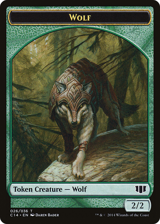 Wolf (TC14-026) [Tokens] Commander 2014 Tokens MTG Single Wizards of the Coast