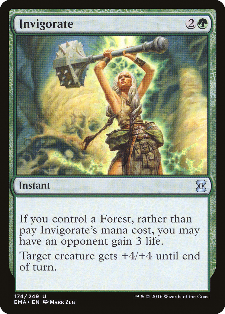 Invigorate (EMA-174) [Eternal Masters] MTG Single Wizards of the Coast