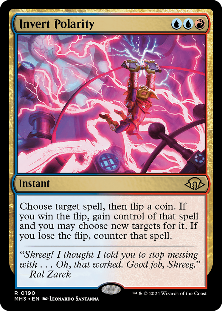 Invert Polarity (MH3-190) [Modern Horizons 3] Foil MTG Single Modern Horizons 3