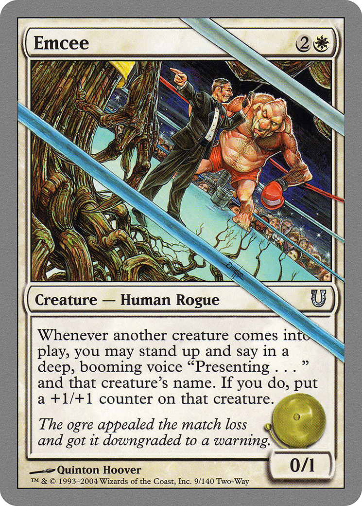 Emcee (UNH-009) [Unhinged] MTG Single Wizards of the Coast