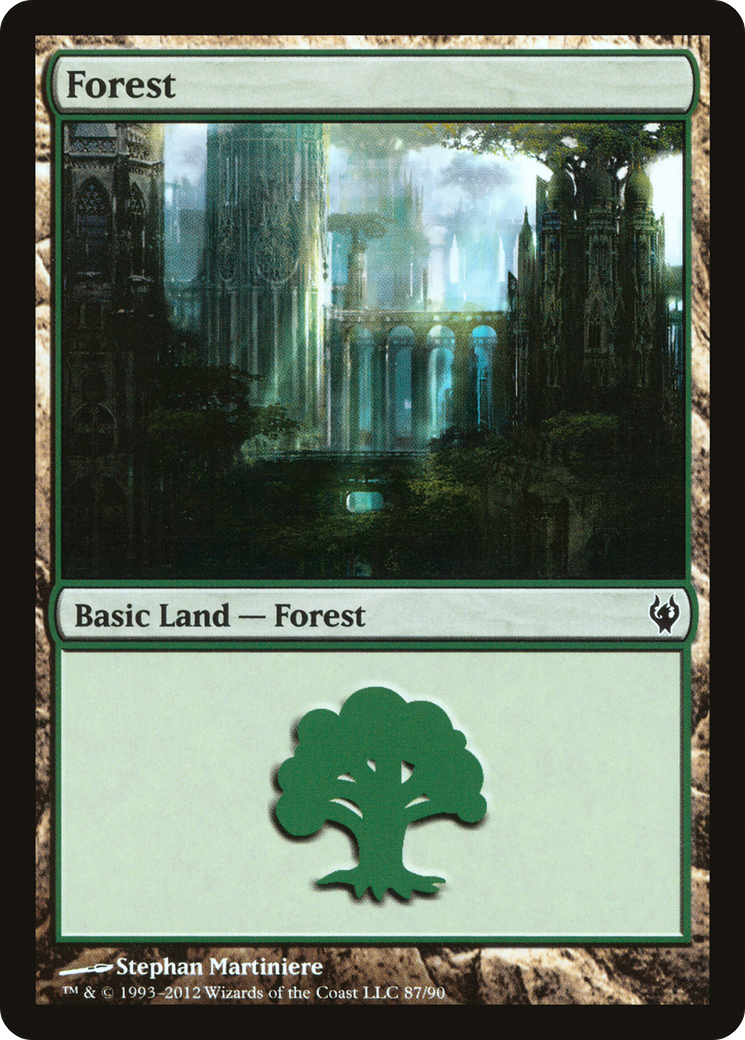 Forest (DDJ-087) [Misc] Duel Decks: Izzet vs. Golgari MTG Single Wizards of the Coast