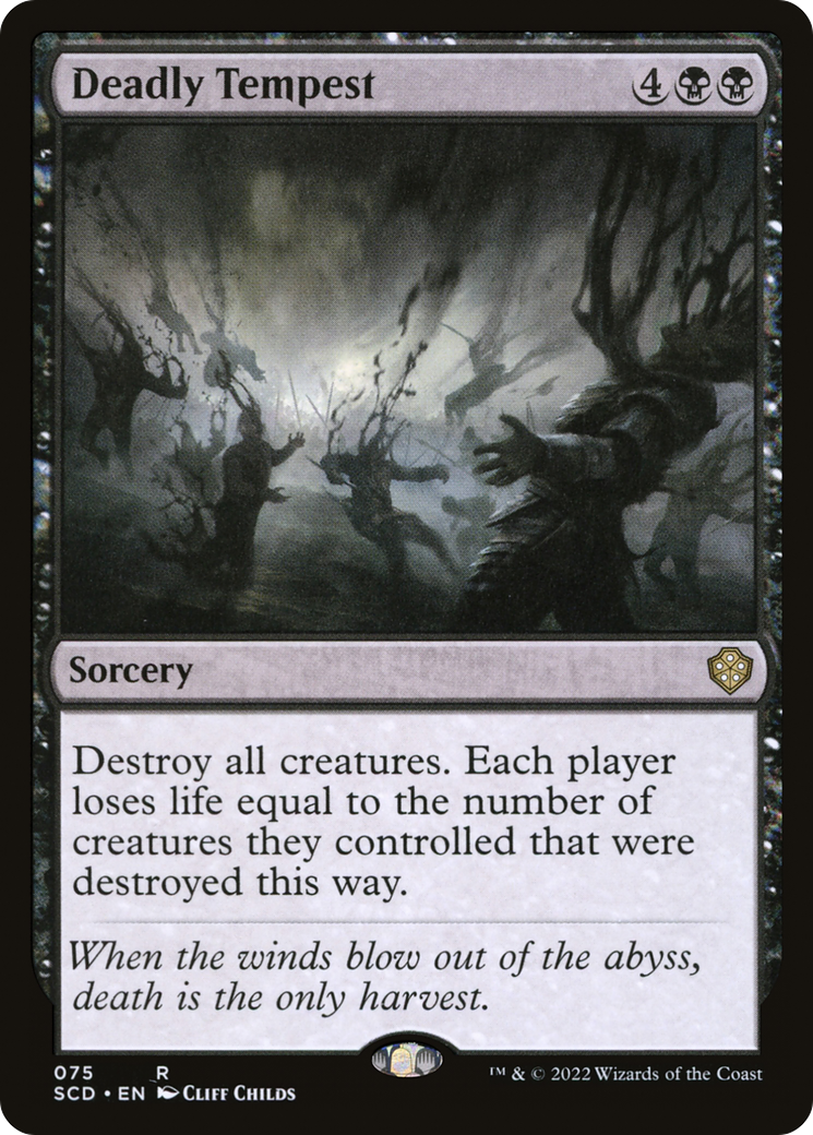 Deadly Tempest (SCD-075) [Starter Commander Decks] MTG Single Wizards of the Coast