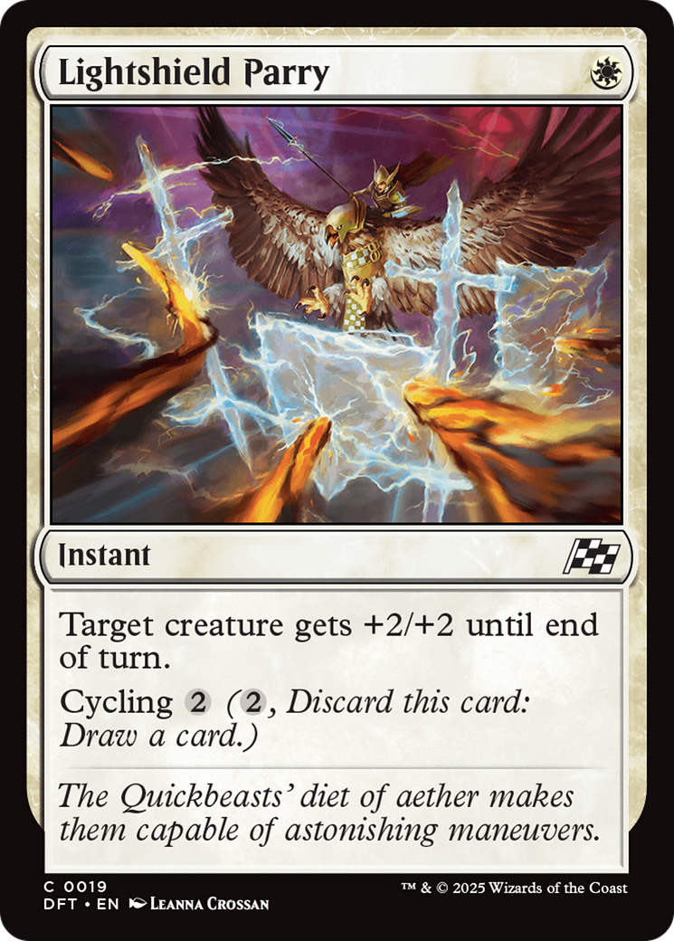 Lightshield Parry (DFT-019) [Aetherdrift] MTG Single Wizards of the Coast