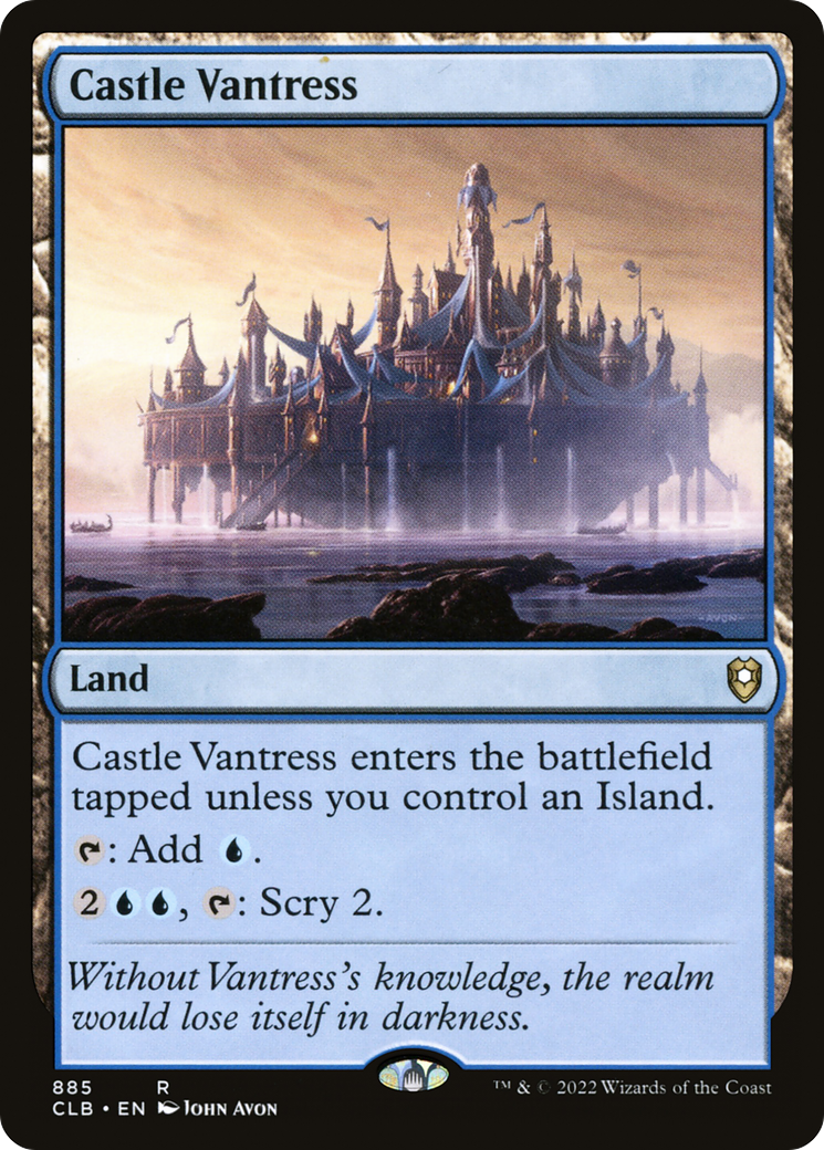 Castle Vantress (CLB-885) [Commander Legends: Battle for Baldur's Gate] MTG Single Wizards of the Coast
