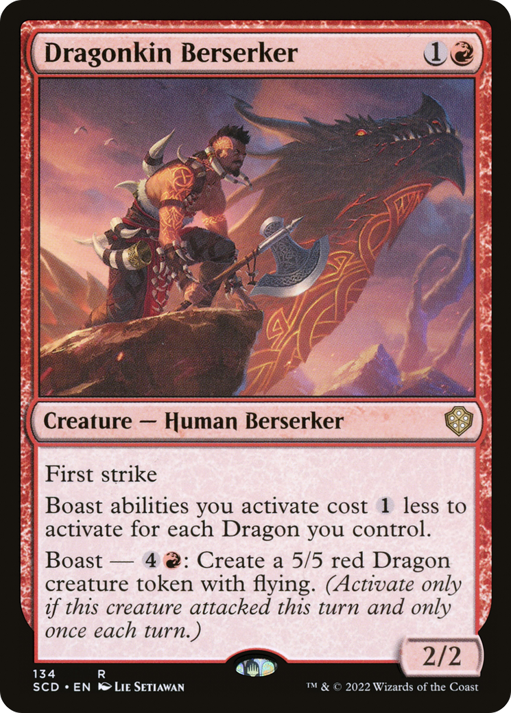 Dragonkin Berserker (SCD-134) [Starter Commander Decks] MTG Single Wizards of the Coast